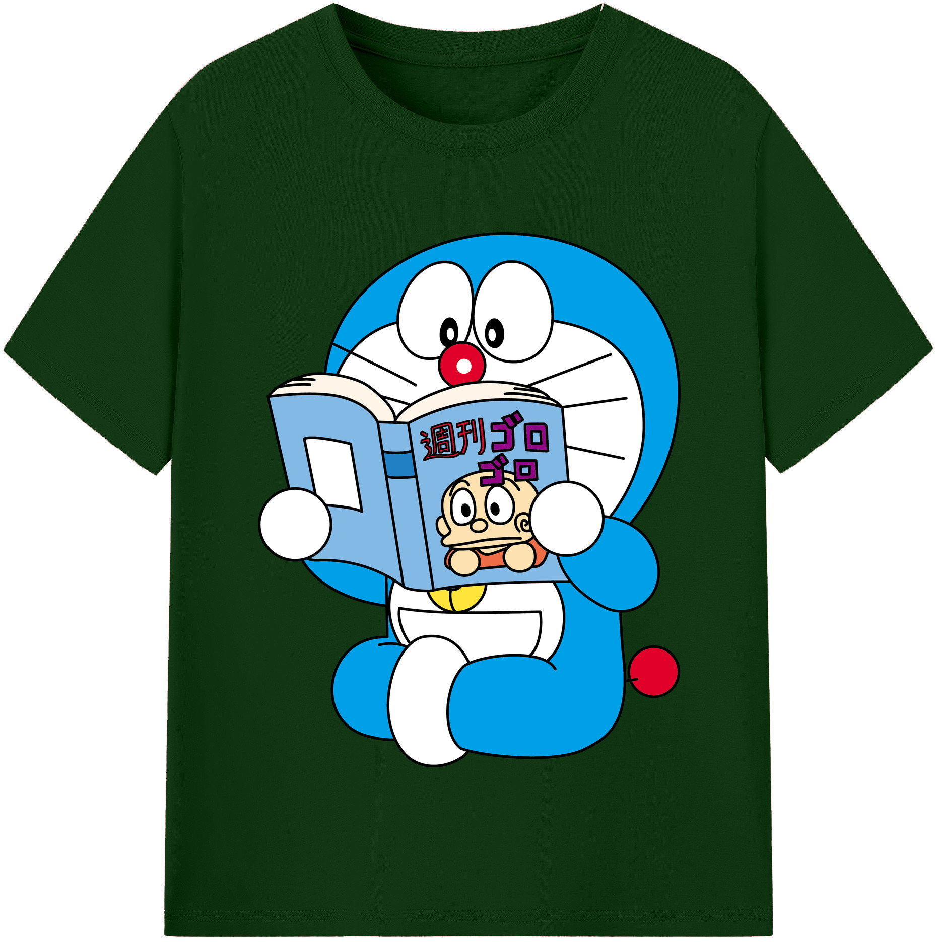 （画像用） ドラえもん Doraemon 綿100％半袖Tシャツ（フロントプリント）